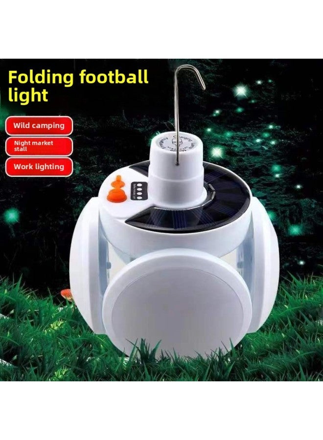 إسكدنيا الطاقة الشمسية لكرة القدم الخفيفة المنزل Led ضوء الطوارئ السوق الليلي التخييم الإضاءة لمبة موفرة للطاقة كرة خفيفة قابلة للطي ضوء-الطاقة:5 - Image 1